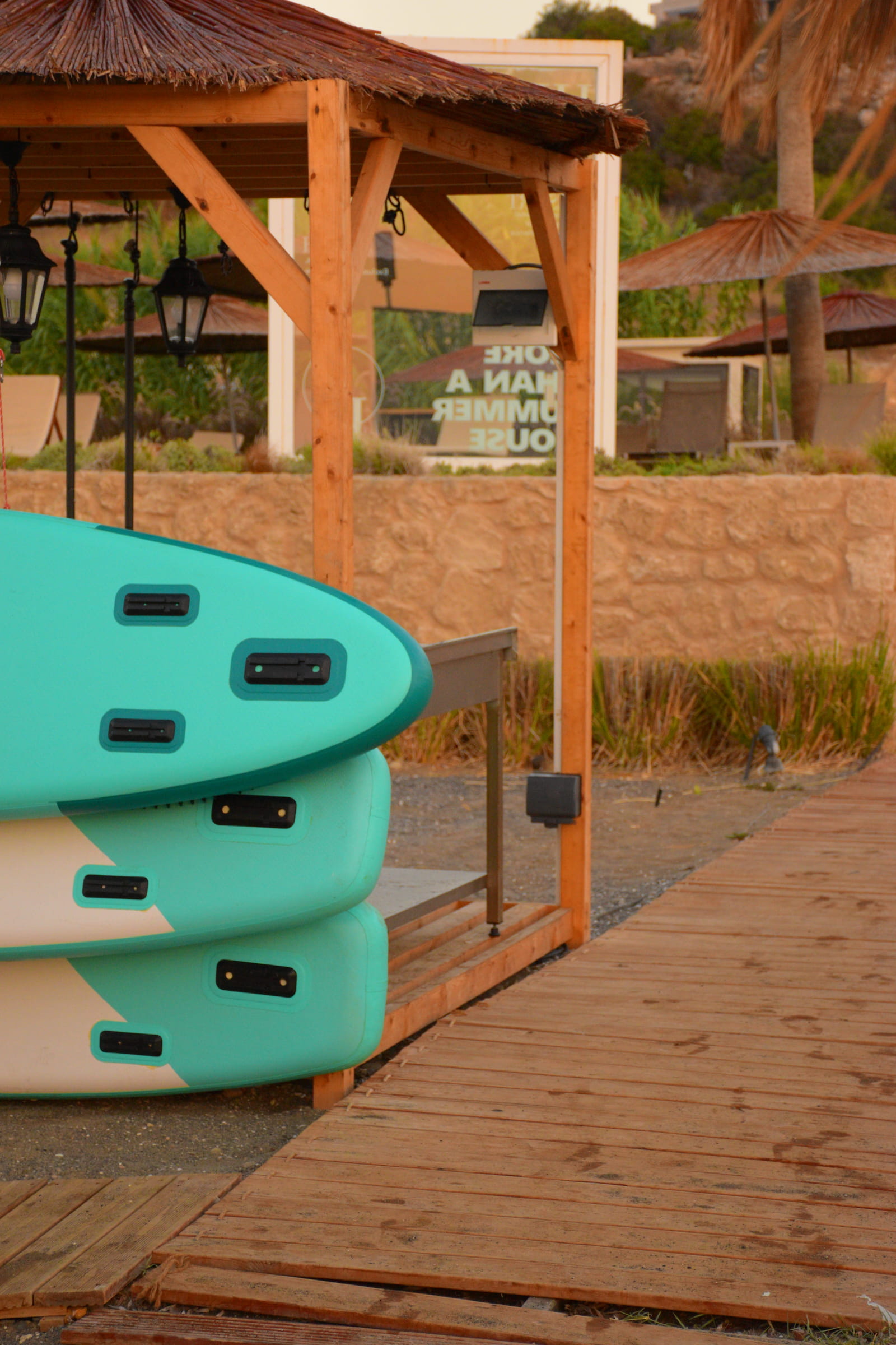 North Cyprus: Finless paddle boards